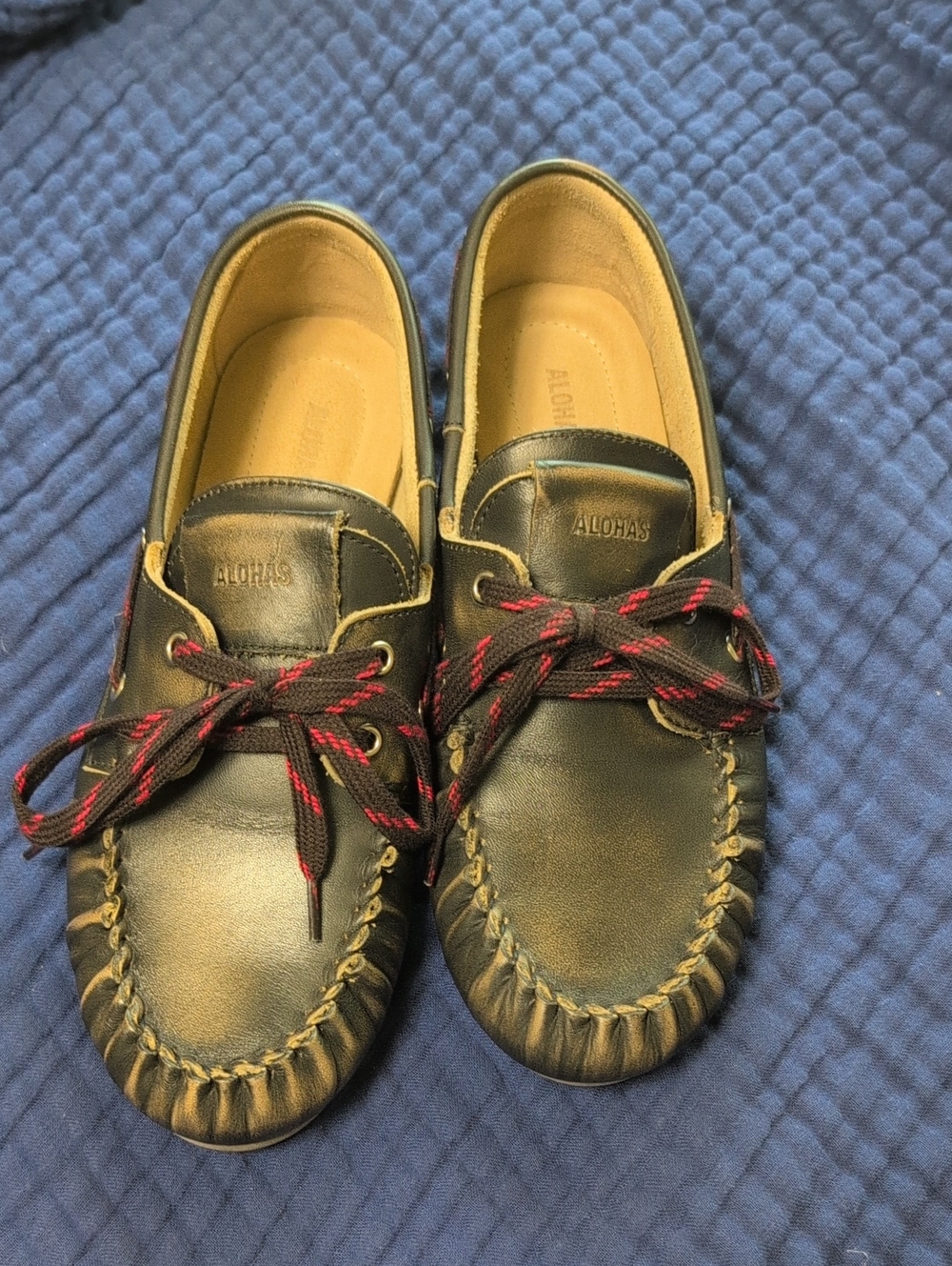 Alohas Rowen Sporty Boat Shoe 39/8.5 - Picture 2 of 6